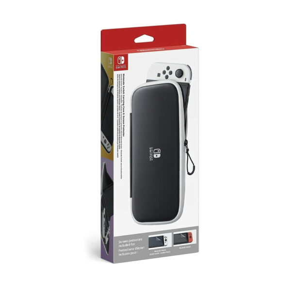 Nintendo Switch OLED Carrying Case & Screen Protector - Image 4