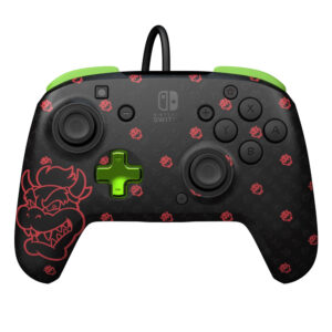 Nintendo Switch Rematch Wired Controller - Bowser Glow In The Dark