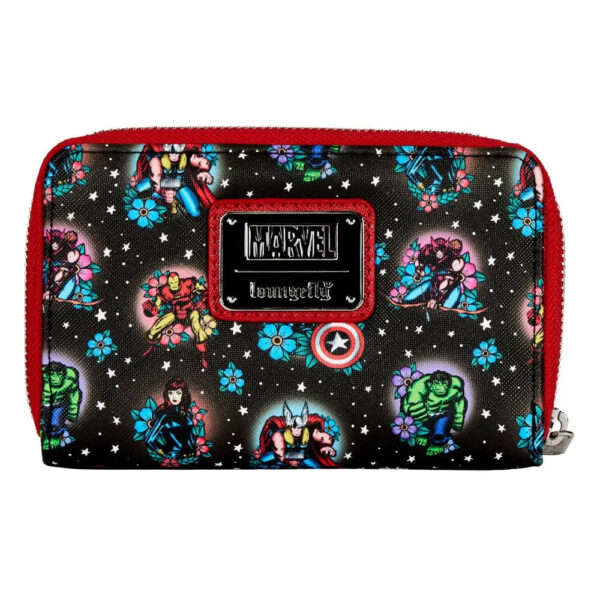 Marvel Avengers Tattoo Zip Around Wallet