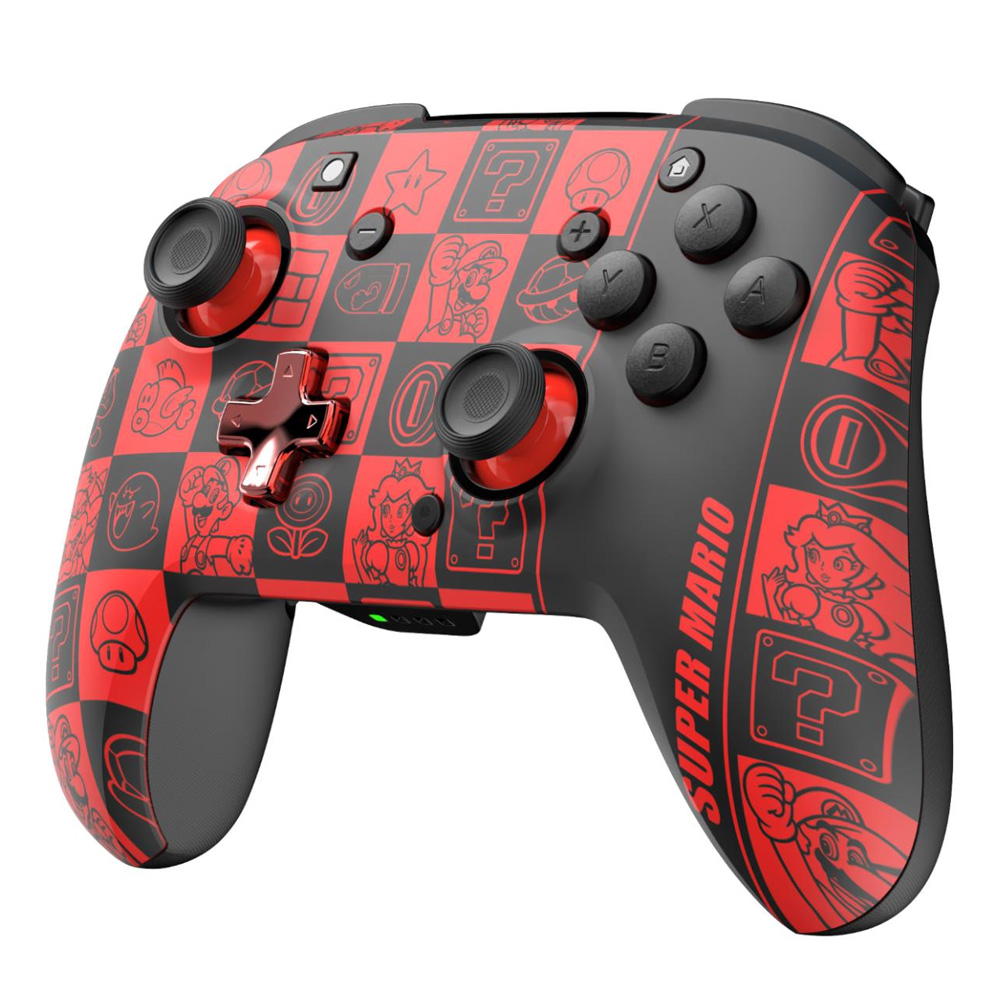 Nintendo Switch Wireless Controller Rematch - Super Icons Glow In The Dark - Slika 2