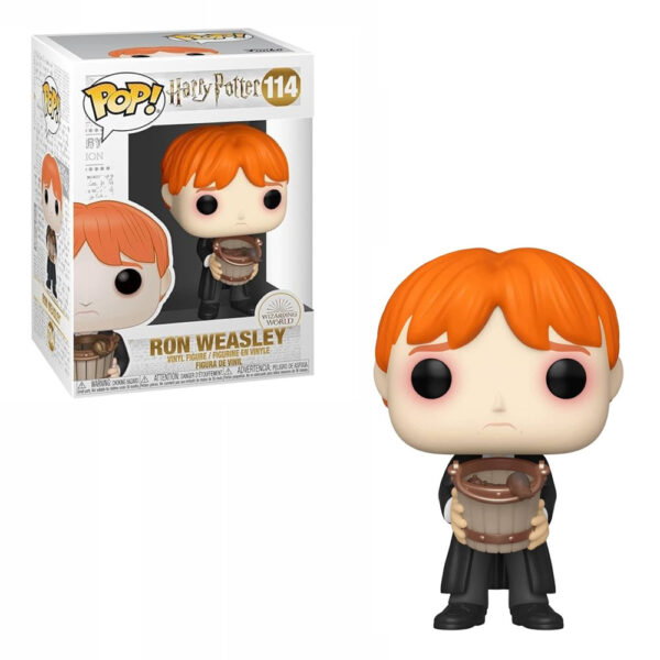Funko POP! Harry Potter: Ron Puking Slugs W/ Bucket - Image 3