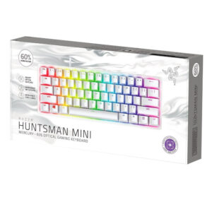 Huntsman Mini Mercury Edition 60% Opto-Gaming Keyboard (Clicky Purple Switch)