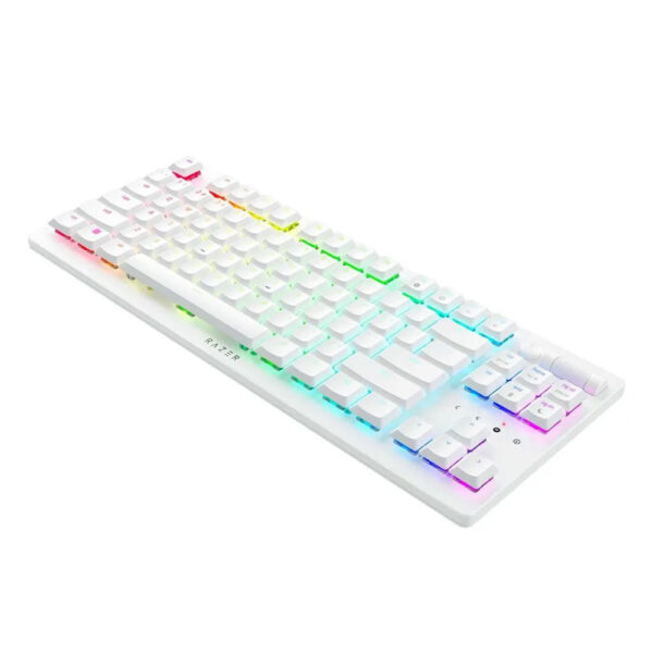 DeathStalker V2 Pro Tenkeyless - Wireless Linear Red Switch - White - Image 3