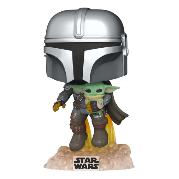Star Wars Mandalorian POP! Vinyl - Mando Flying w/Jet Pack - Image 2