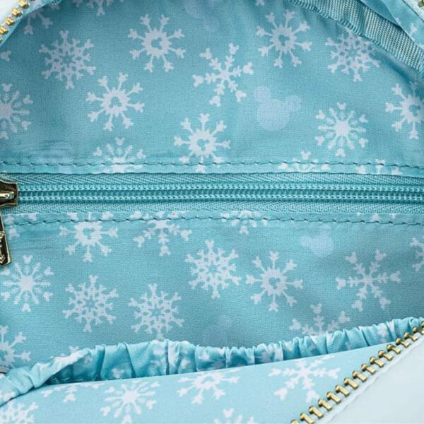 Disney Snowman Mickey Minnie Snow Globe Crossbody Bag - Image 2