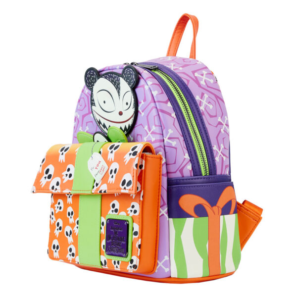 Disney Nightmare Before Christmas Scary Teddy Present Mini Backpack - Image 2