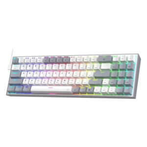 Pollux RGB Gaming Keyboard White Red Switch