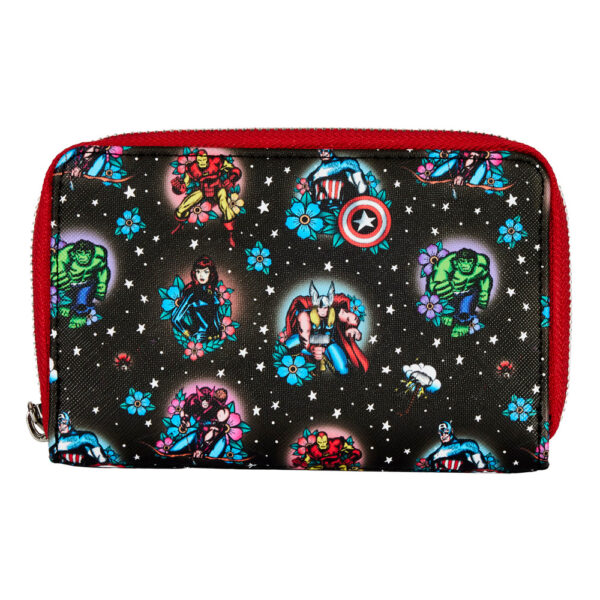 Marvel Avengers Tattoo Zip Around Wallet - Image 3