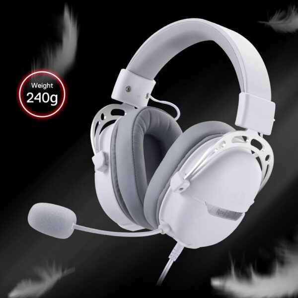 Aurora Wired Headset White - Image 2