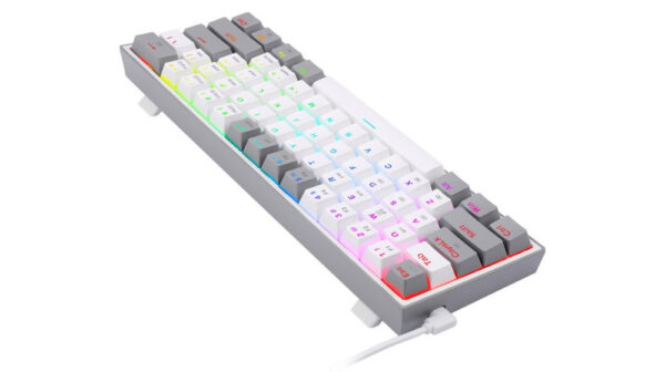 Fizz Pro White/Grey K616 RGB Wireless/Wired Mechanical Gaming Keyboard - Image 2