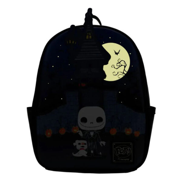 Disney Nightmare Before Christmas Jack Skellington House Mini Backpack - Image 2