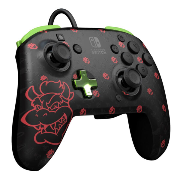 Nintendo Switch Rematch Wired Controller - Bowser Glow In The Dark - Image 2