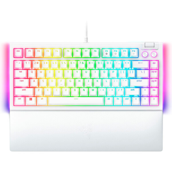 BlackWidow V4 75% - Hot-swappable Mechanical Gaming Keyboard - White - US Layout