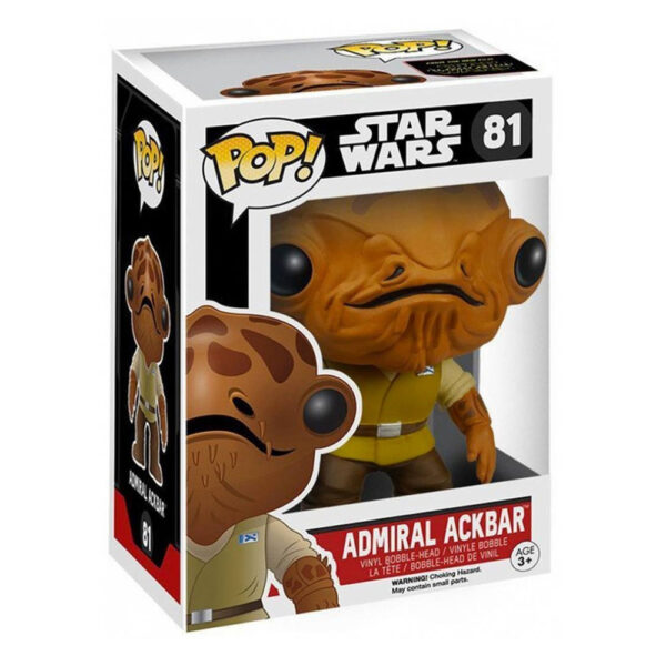 Star Wars Episode VII POP! Vinyl Bobble-Head Admiral Ackbar 9 cm