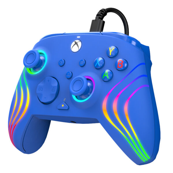 XBOX Wired Controller Afterglow Wave Blue - Image 2