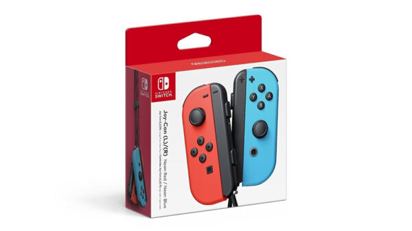 Nintendo Switch Joy-Con Pair Red/Neon Blue - Image 3