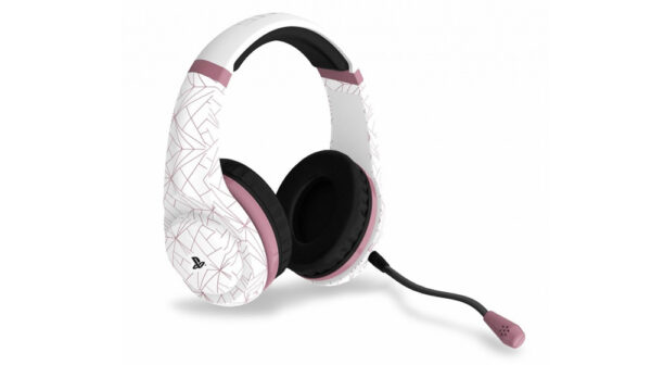 PS4 Rose Gold Edition Stereo Gaming Headset - Abstract White - Image 2