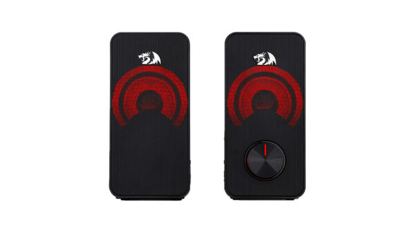 Stentor GS500 Gaming Speaker 2.0 Red Backlight - Image 3