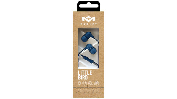 Little Bird In-Ear Headphones - Navy - Image 4