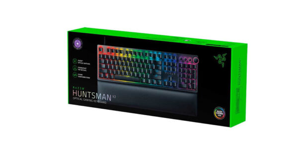 Huntsman V2 Opto-Mechanical Gaming Keyboard (Clicky Purple Switch) - Image 4